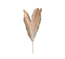 pb. 12 Gänsefedern/Stick gold 58cm