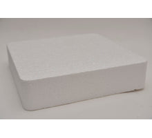 Styropor Dummy Quadrat abgerundet 30x30x7