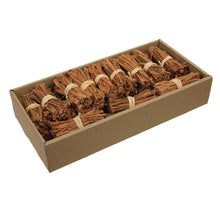 w/b 25 braune gespaltene Opossie/Draht 10cm natürlich