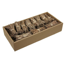 w/b 25 braune gespaltene Possy/Draht 10cm champ. Waschen