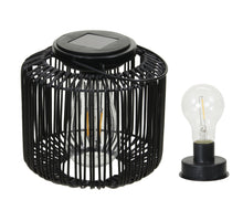 1 Stk. Solarlaterne schwarz Ø 16x15 cm