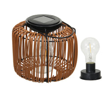 1 Stk. Solarlaterne braun Ø 16x15 cm