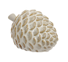 1 Stk. Keramik-Kegel beige 11x8x6 cm