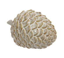 1 Stk. Keramik-Kegel, beige, 15x10,5x9 cm