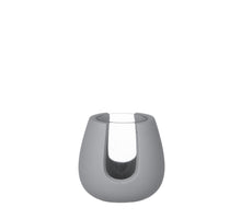 Blumentopf aus Zement und Glas Ø9 h.10 cm