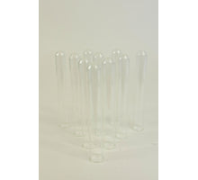 Packung mit 10 Reagenzgläsern mit Rand D1.6 H15cm