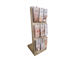 Display mit 108 Geschenkkarten in 9 Motiven ''Pampas''