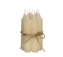 mauve rosa Kegel Kerze h.11 cm Satz 7