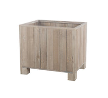 Holzkiste zur Präsentation, 60x80x70cm, Natur-Waschung