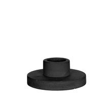 Kerzenständer grau flieder 2 sortiert - h9xd5cm