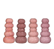 Vase Pebble H.15 Ø7 cm rosa 4 verschiedene Farben