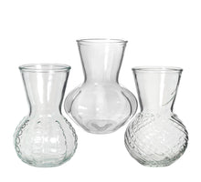Vase Kristallglas 3er Set Ø13 H.18 cm klar