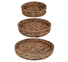 Aufbewahrungskorb Wasserhyazinthe m/Teiler 35x25x9cm Natur