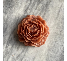 Rose Bernsteinblock deluxe 8x8x3,5cm - Bernstein