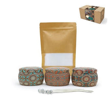 Mit Liebe, Geschenkbox Perlen und Grün sortiert