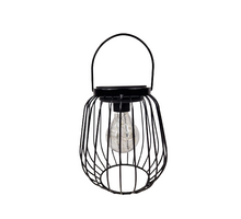 Solarlaterne schwarz Ø 14x15,5 cm