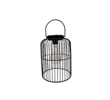 Solarlaterne schwarz Ø 15x20,5 cm