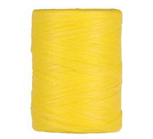PAPIER-RAFFIA 5-8MM 100MTR GELB