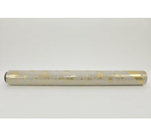 Rolle Packpapier ''Star'' grau/gold 60cm x 40mtr 65gr