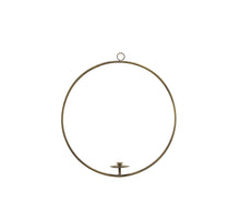 Metall-Kerzenhalter für Dinnerkerzen, 49x8x52cm, Gold