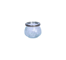 Tealight Holder Glass 14cm Clear
