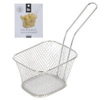 Korb aus Edelstahl mit Griff 10x8x7cm