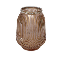 Vase Cadiz Metall 20x16x26cm Schwarz