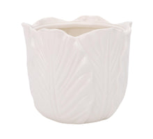 Topf Zona Sur D17 H14cm Weiß