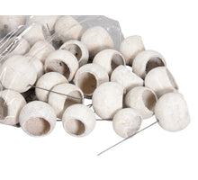 pb. 35 Glockenbecher mini/draht 10cm weiß waschen