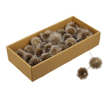 w/bs. 26 Stück kartoos Kugel/Draht 10cm platin