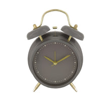 Uhr Kunststoff 18x6x11,5cm Schwarz/Gold