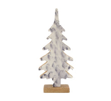 Baum Mango Holz 38x17x5cm Grau