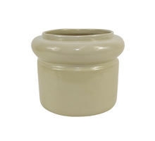 Topf Verona 30x25 Hellgrau