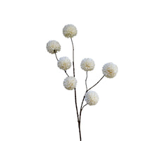 Pompomspray x 7 lg 98 cm weiß