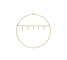 Metallring mit Haken Ø 30 cm Gold