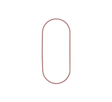 Metallring Oval 13x30cm Rosenholz Packung mit 3 Stück