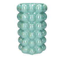 Vase Bubbly d15xh24cm hellblau+perlmutt