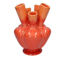 Vase Talia Ø13xH17cm orange/kirschrot