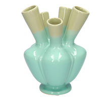 Vase Talia d15,5 x h21 cm grün/hellblau