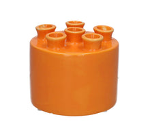 Vase Tulia d12xh10,5cm orange