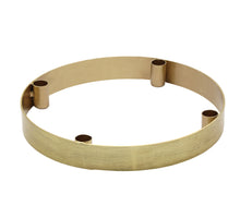 Kerzenständer Metall Steg D30 H4cm Gold