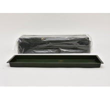 Set/4 Holzkisten quadratisch mit Jute Ohren 50x50x28cm grau