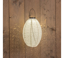 SOLARLATERNE 22X32CM WEISS / MARRAKESCH