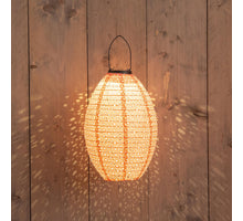 SOLARLATERNE 22X32CM KORALLE/MARRAKESCH