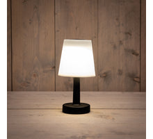 SOLAR-TISCHLAMPE 12X12X23CM LED WARMWEISS