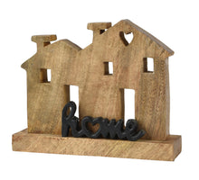 Deko-Haus aus Mangoholz,