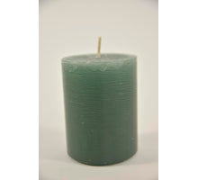 Kerze rustikal 80/60mm smaragd