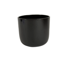 Topf Boule schwarz glänzend 22cm