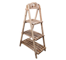 Holzregal 3-lagig 105cm natur-wash