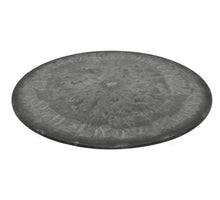 Plat bord rond grijs D10cm